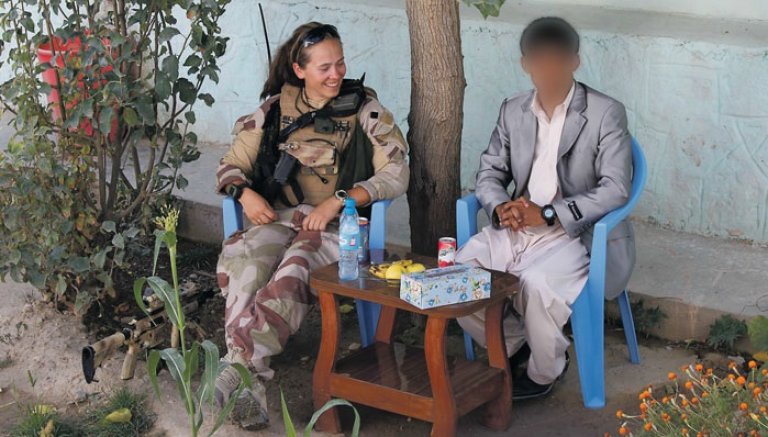 Silje i Afghanistan