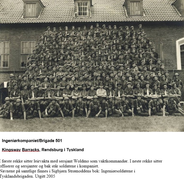 Foto av soldater i Tysklandsbrigaden