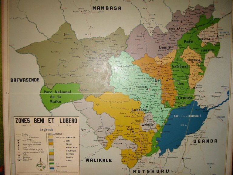Kart over Kongo