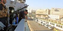 Flaggskipet KNM Otto Sverdrup og resten av fartøyene i Standing NATO Maritime Group 1 (SNMG1) til kai i Algerie / Flagship HNoMS Otto Sverdrup and the rest of Standing NATO Maritime Group 1 (SNMG1) at harbour in Algeria